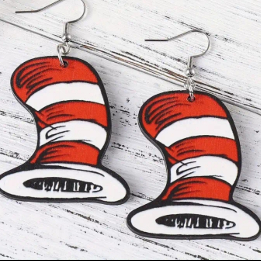 Dr Seuss earrings